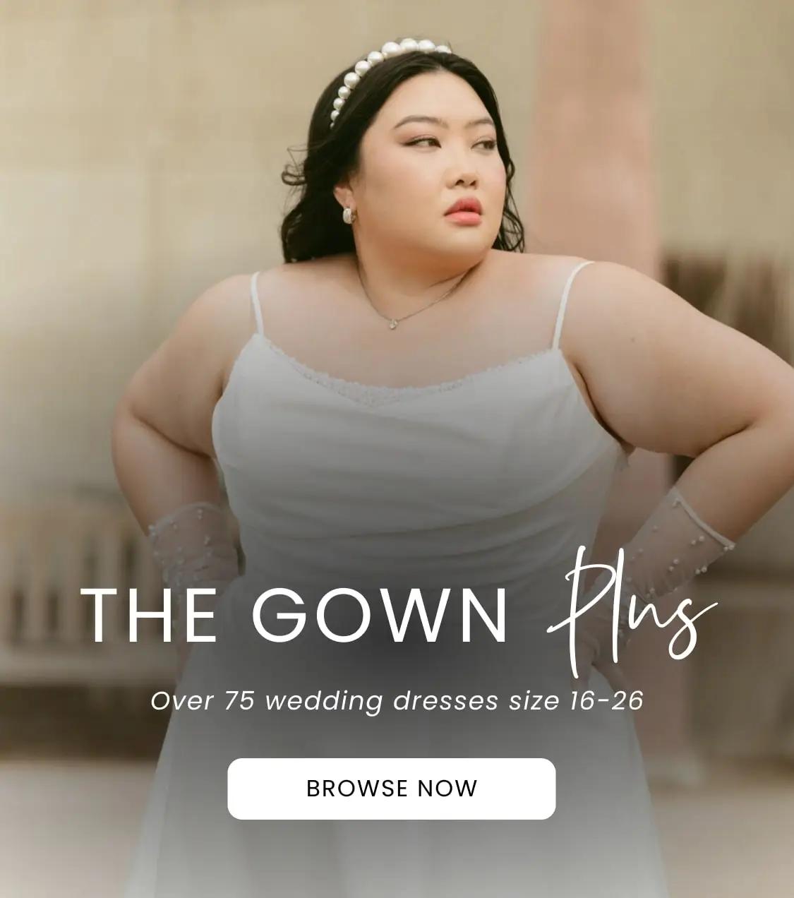 The Gown Plus Mobile Banner